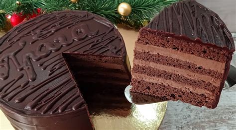 vrstvená čokoládová torta