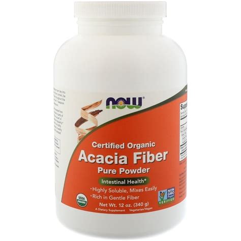 Produkt NOW Foods Acacia Fiber Organic Powder