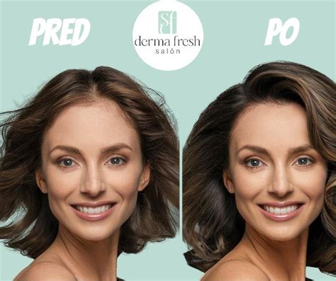 Porovnanie vlasov pred a po použití šampónu