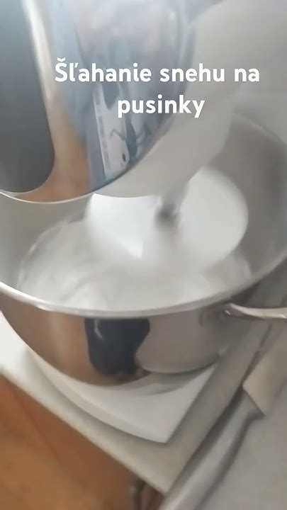 Návod na šľahanie snehu
