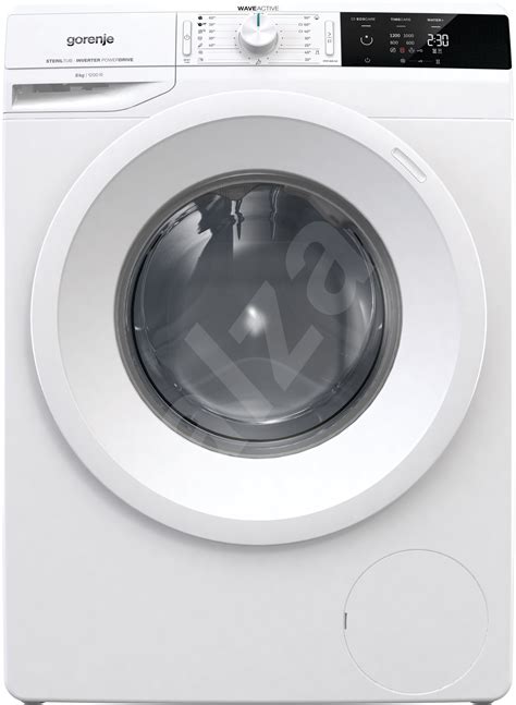 Náčrt rozmerov práčky s predným plnením