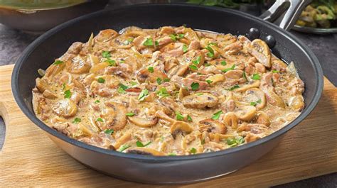 Ingrediencie na sójový stroganov