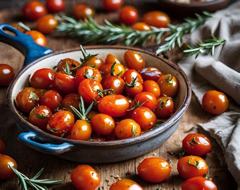 Zrelé paradajky s olivovým olejom a cesnakom