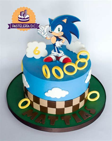 Torta s motívom Sonic the Hedgehog