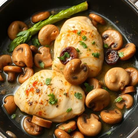 Príprava surovín na kuracie kúsky so šampiňónmi