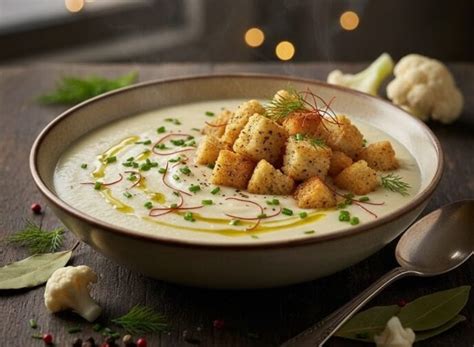 ingrediencie na karfiolovú polievku