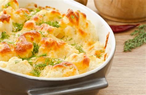 zapečený karfiol so syrom