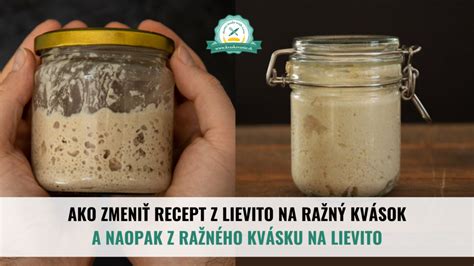 Ilustrácia procesu výroby Lievito Madre z ražného kvásku