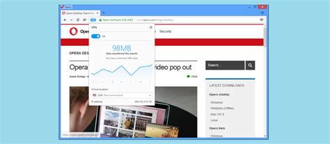Screenshot menu prehliadača Opera s vyznačenou možnosťou 