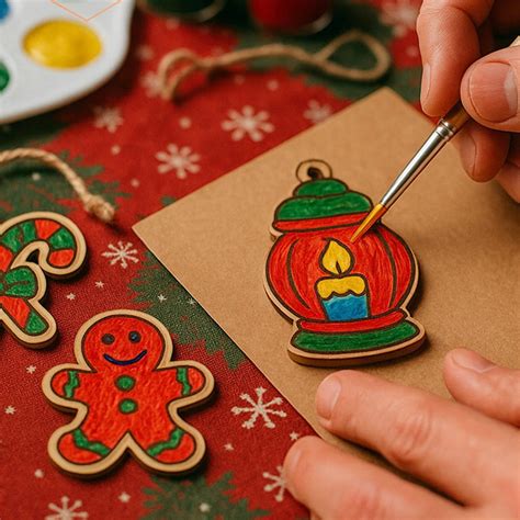 Ilustrácia perníkových omaľovaniek s rôznymi motívmi