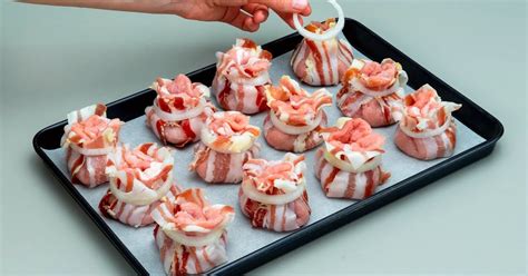 Bravčové mešce plnené hubami a syrom