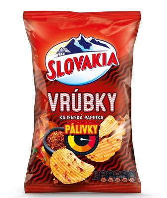 Zloženie zemiakových lupienkov Slovakia Vrúbky