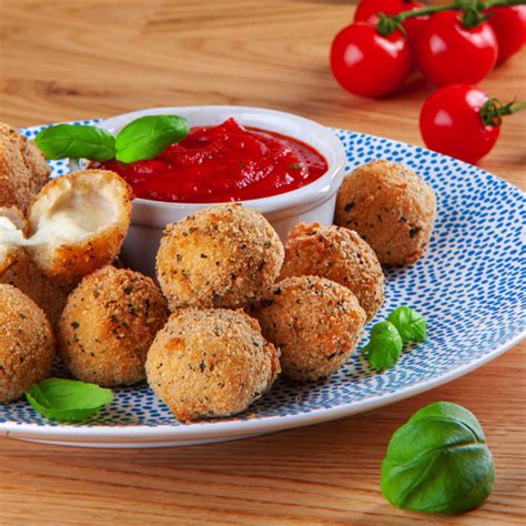 Servírované krokety s dipom