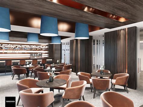 Interiér modernej kaviarne s terasou