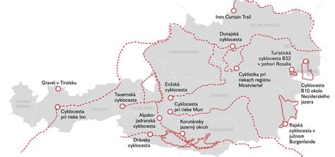 Mapa regiónu Štajersko v Rakúsku