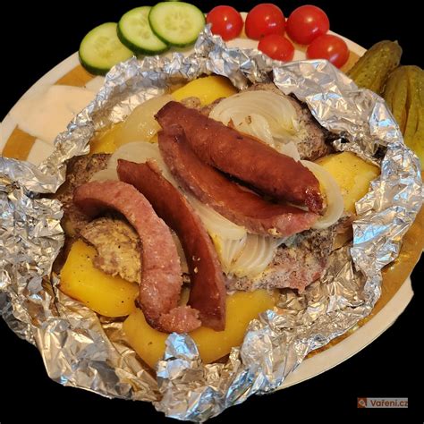 Ilustrácia alobalu v rúre