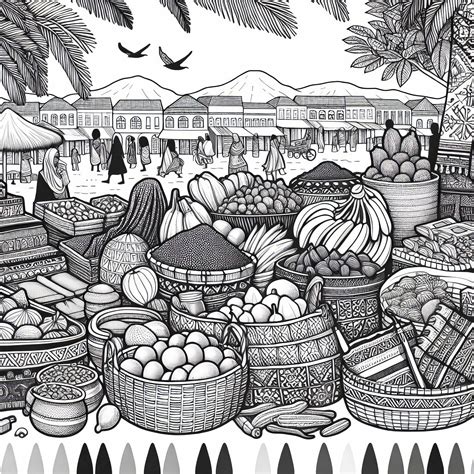 Ilustrácia horúceho punču s ovocím a koreninami