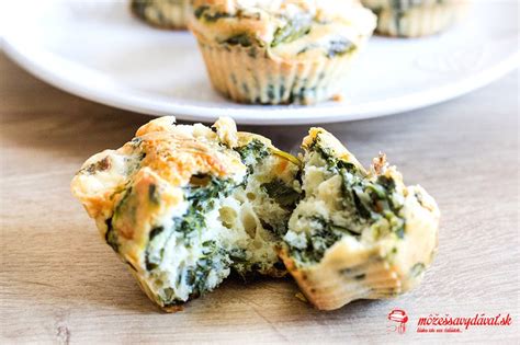 Suroviny na špenátové muffiny