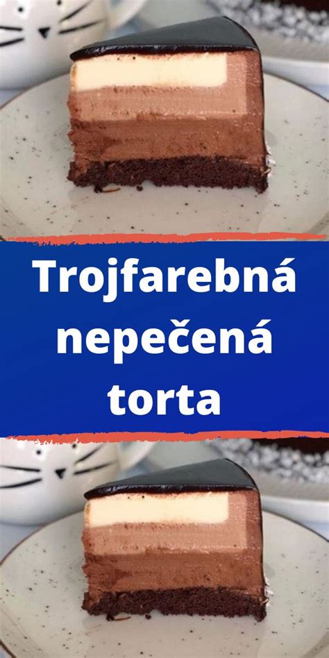 farebné vrstvy tvarohového koláča
