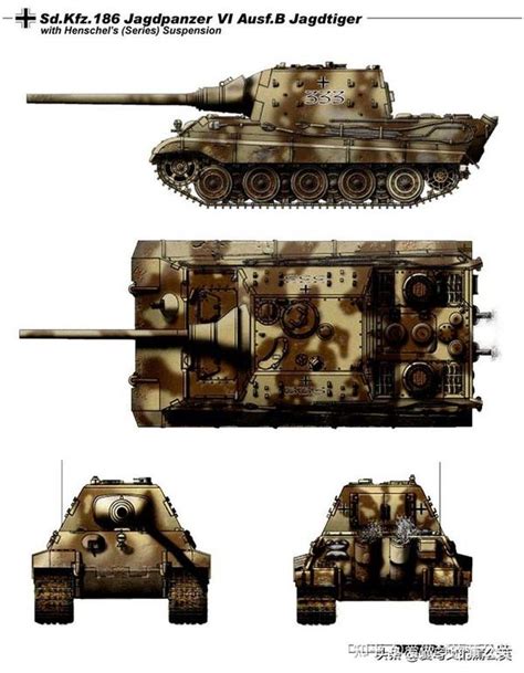 Ilustrácia tanku Jagdtiger