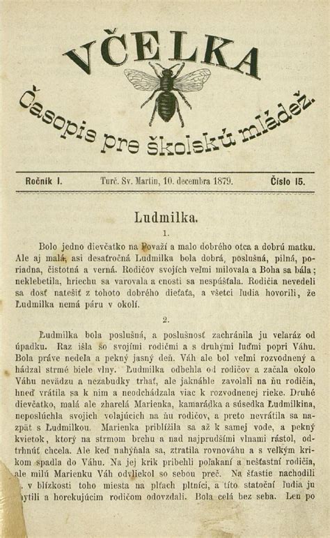 Obal časopisu Orol z roku 1878