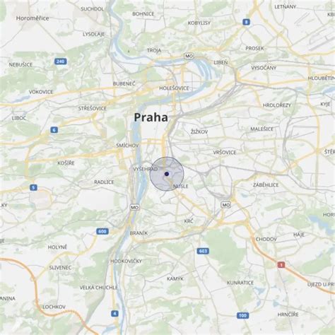 Mapa s polohou reštaurácie Primavera v blízkosti Blumentálskeho kostola