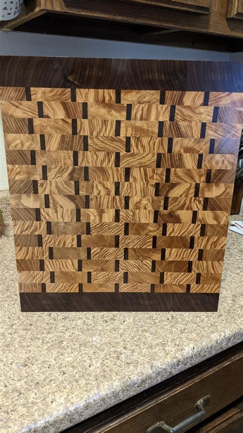 štruktúra drevenej dosky end grain