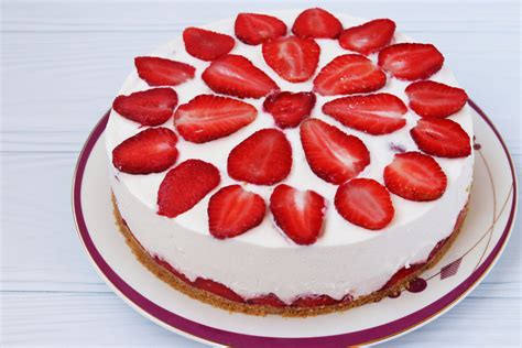 Jahodovo-citrónová torta