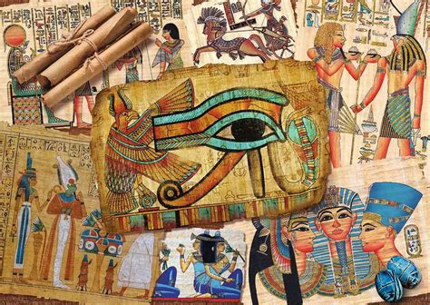 Ilustrácia starovekého egyptského pekára
