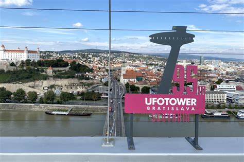 Panoráma Bratislavy z vyhliadky UFO