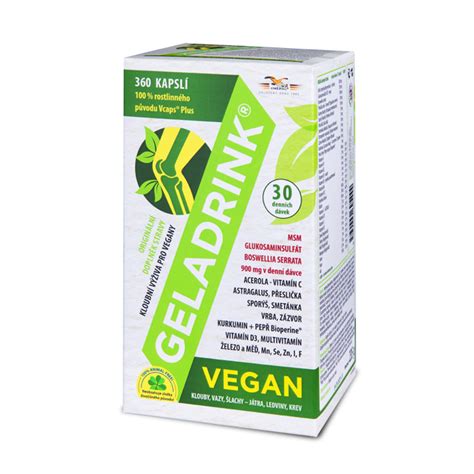 Zloženie Geladrink Vegan