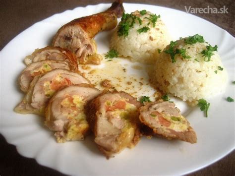 Ilustračné foto rolovaného kuracieho stehna