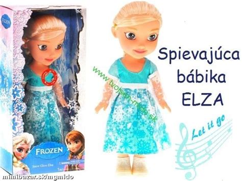 Spievajúca bábika Elza z Ľadového kráľovstva