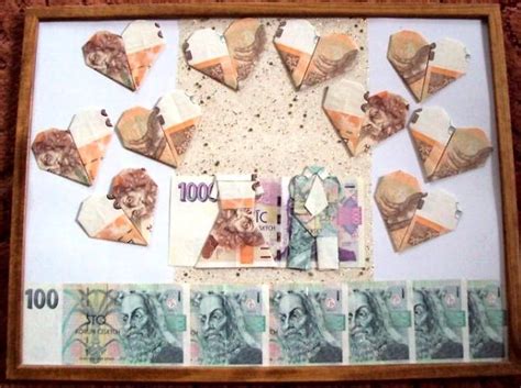 Torta z bankoviek ako darček