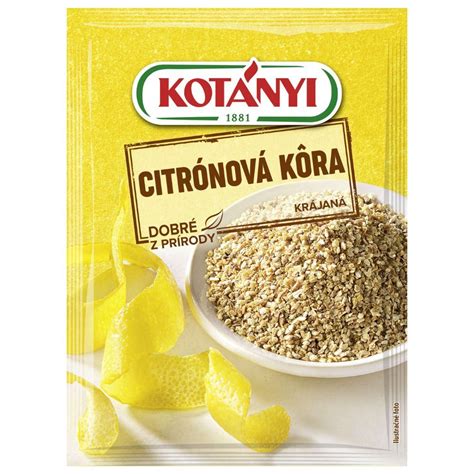 citrónová kôra v prášku