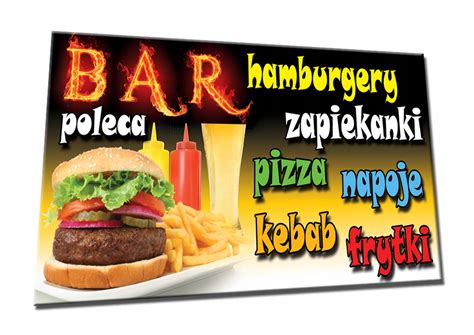 reklama na hamburger