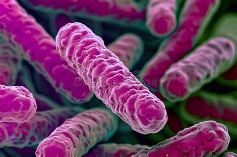 Baktéria Salmonella pod mikroskopom