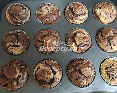 mramorové muffiny