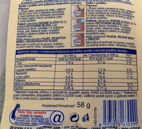 Štruktúra ovsených vločiek a ich nutričné hodnoty