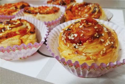 muffiny z lístkového cesta s bryndzou