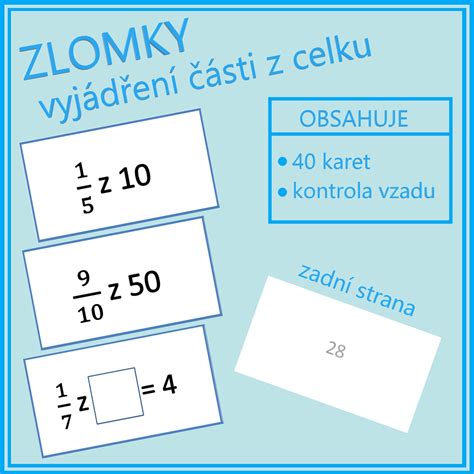 Ilustrácia zlomku ako časti celku