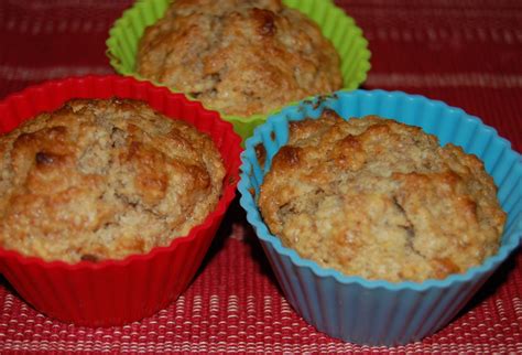 Hotové muffiny z ovsených vločiek