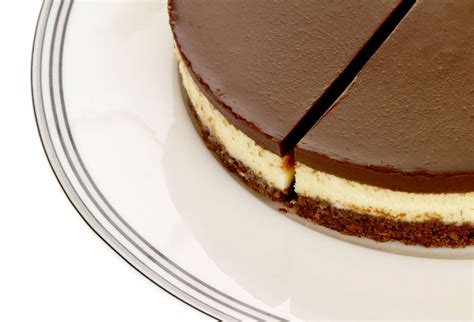 hotový dvojfarebný cheesecake