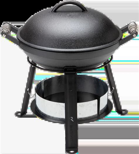 Liatinový guľatý gril s príslušenstvom