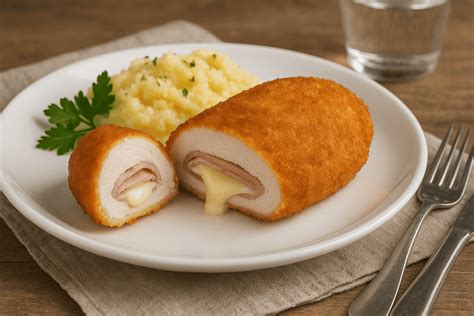 Ilustrácia pripraveného Cordon Bleu