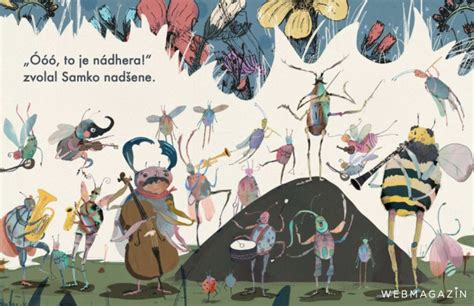 Ilustrácia z detskej knihy s medveďom a zvieratkami