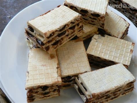 Plnené tortové oblátky s kyslou smotanou