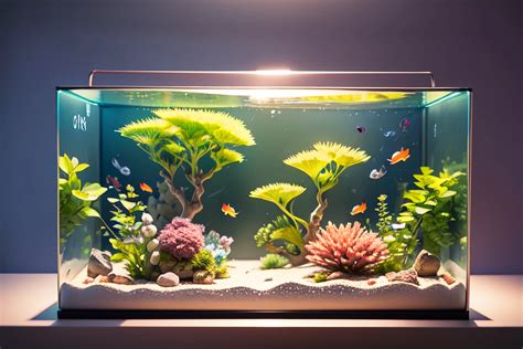 Akvárium s machom a rastlinami pre krevety