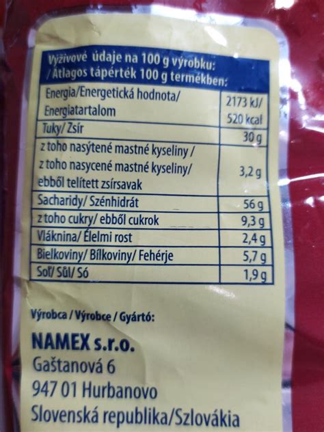 Nutričné hodnoty vyprážaného syra a hranoliek