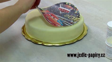 Návod na aplikáciu jedlého obrázka na tortu
